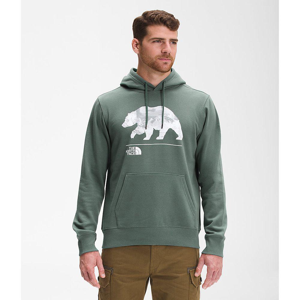 The North Face Bearscape Ανδρικα Pullover Hoodie - Πρασινο (UJWP94618)